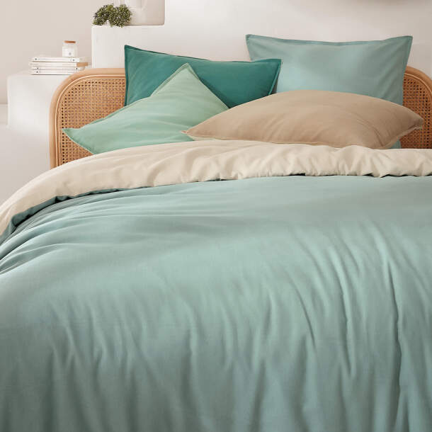 Housse de couette Flanelle unie
