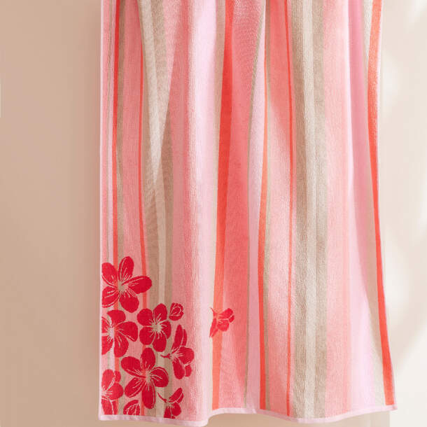 Maxi drap de bain Fleurs de sérénité