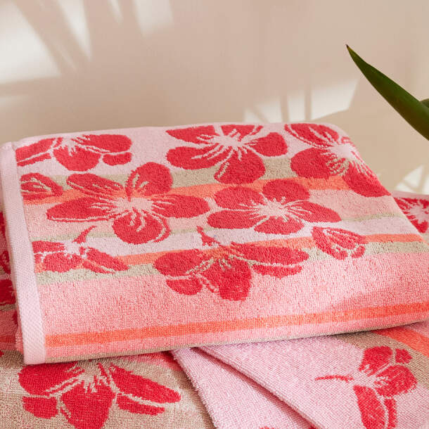 Serviette de bain Fleurs de sérénité