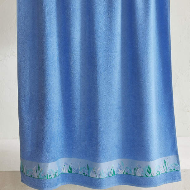 Maxi drap de bain Fleurs et graminées