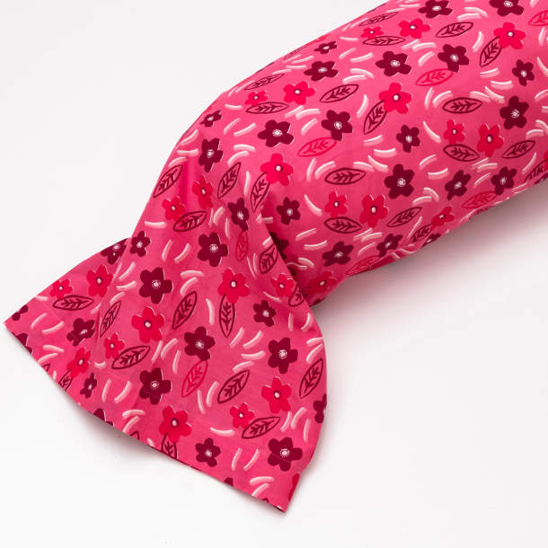 Taie de traversin Fleurs pop