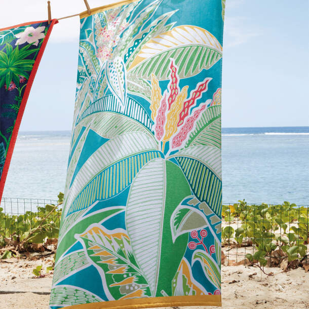 Drap de plage Folie équatoriale