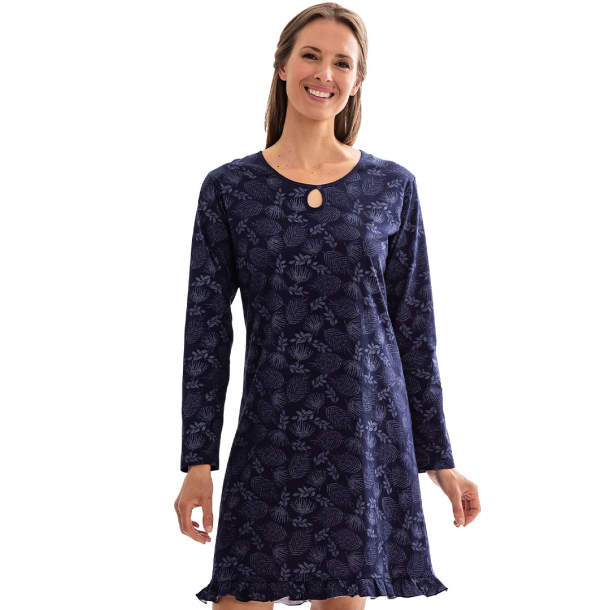 Chemise de nuit Forêt bleue