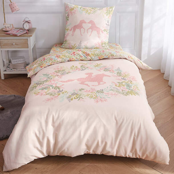 Housse de couette et taie d'oreiller Grand Galop