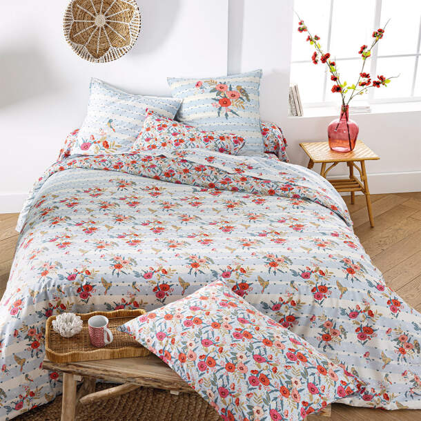 Housse de couette Horizons fleuris