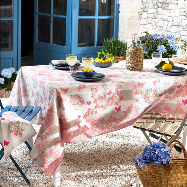 Nappe Hortensias délicats