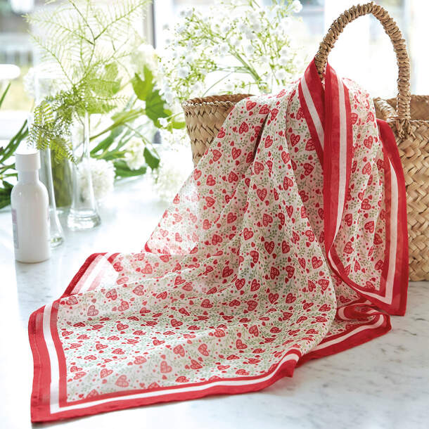 Foulard Jardin du cœur