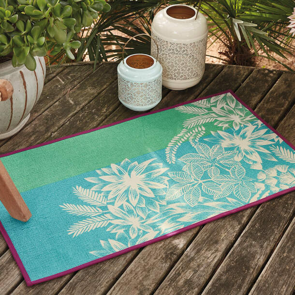 Tapis de bain Jardin tropical