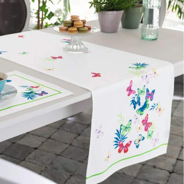 Chemin de table Jolis papillons