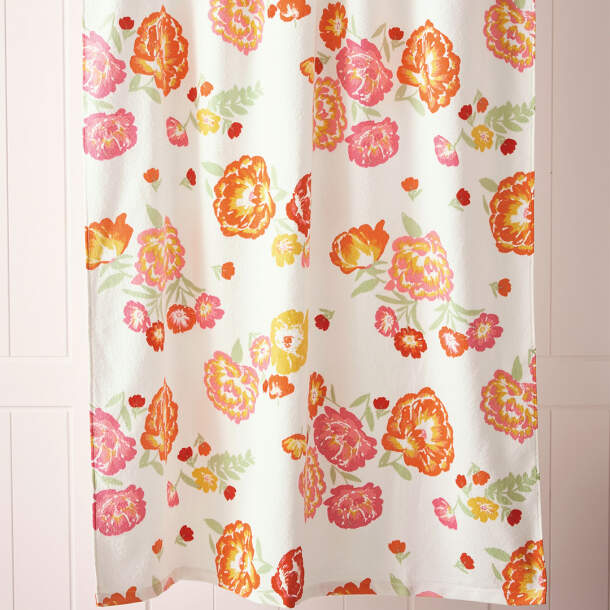 Maxi drap de bain Joyeux floral
