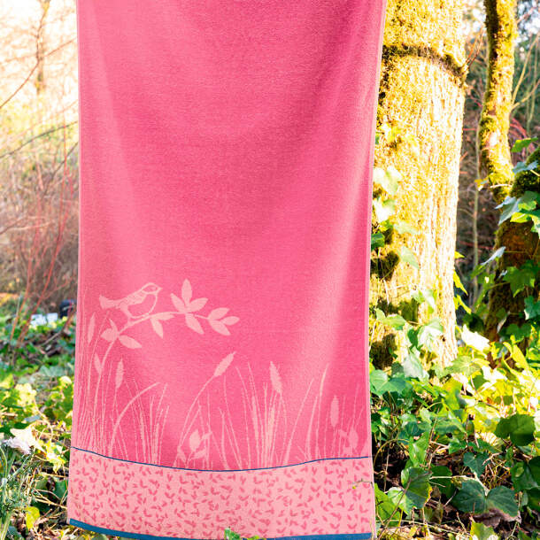 Maxi drap de bain Joyeux pinsons