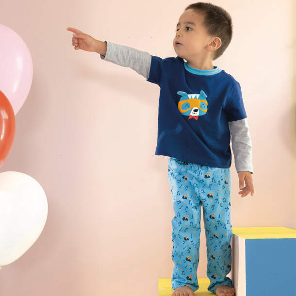 Pyjama marine La ligue des doudous extraordinaires