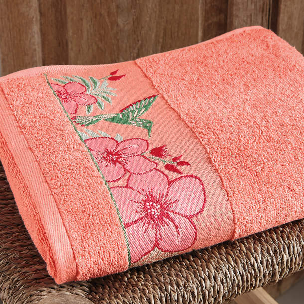 Drap de bain Le chant du colibri