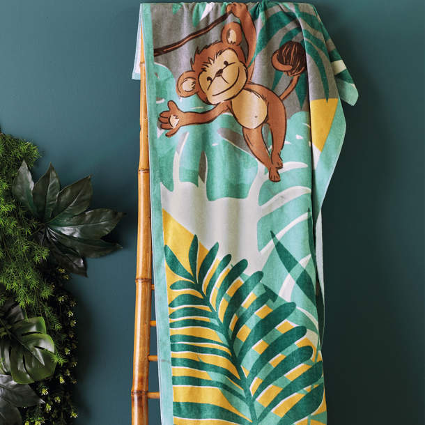 Drap de plage Jungle en folie