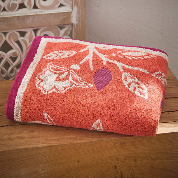 Serviette de bain Les oiseaux de Pondichéry