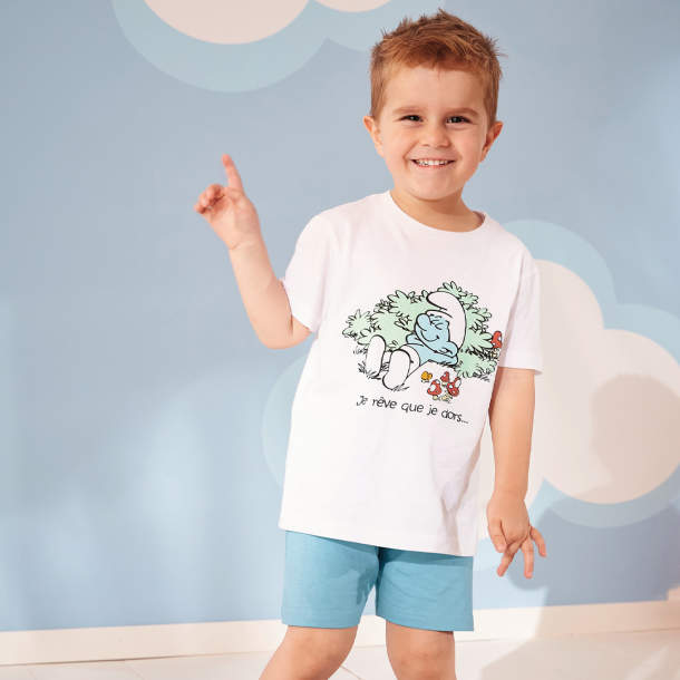 Pyjama garçon Les schtroumpfs