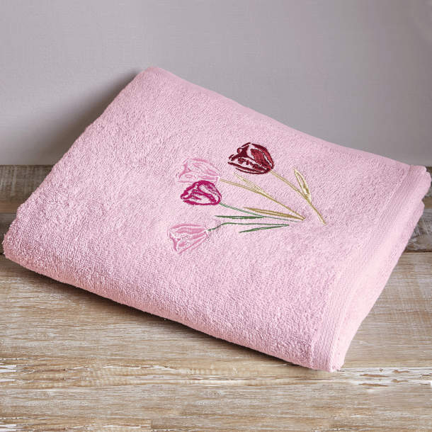 Drap de bain Les tulipes du paradis