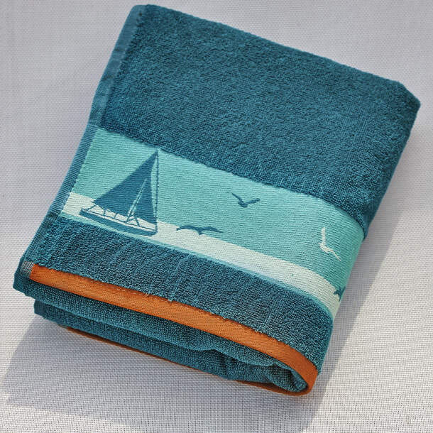 Serviette de bain Ligne nautique