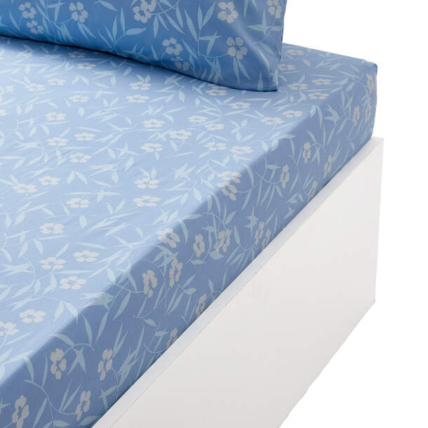 Drap-housse Losanges fleuris
