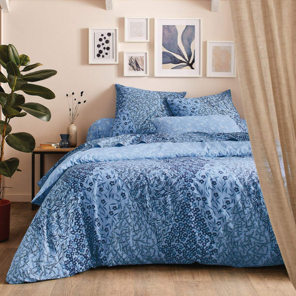 Housse de couette Losanges fleuris