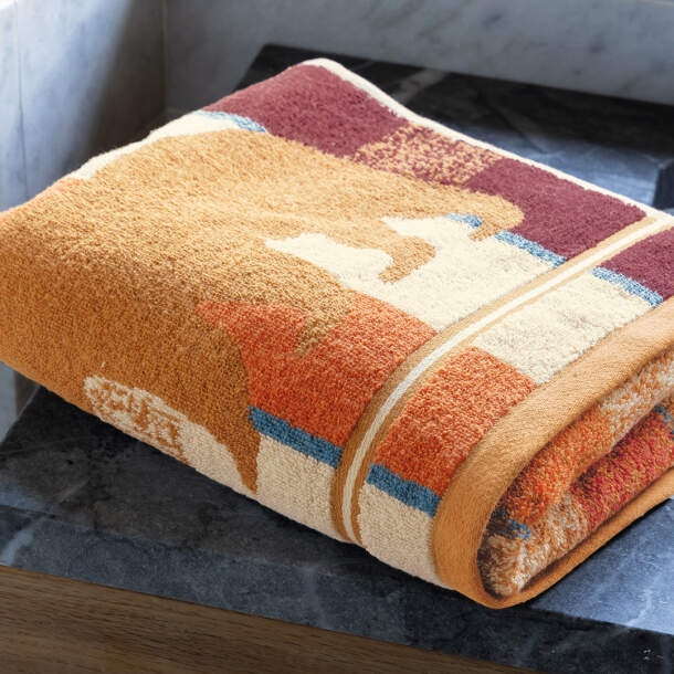 Drap de bain Ma cabane sous les érables