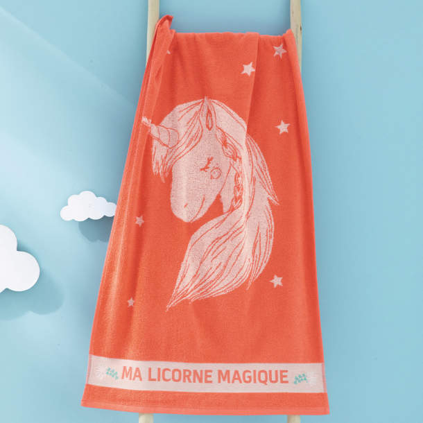 Drap de bain Ma licorne magique
