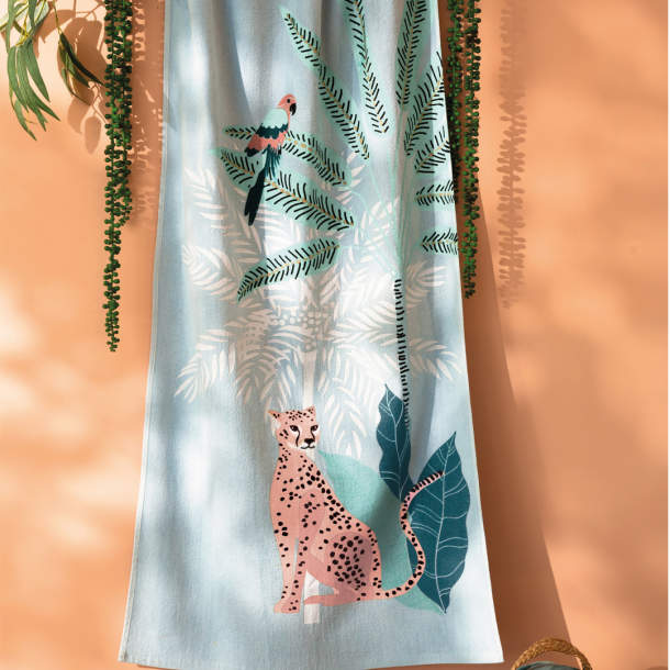 Drap de plage Mélodie tropicale