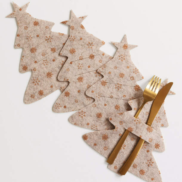 4 range-couverts Mon beau sapin