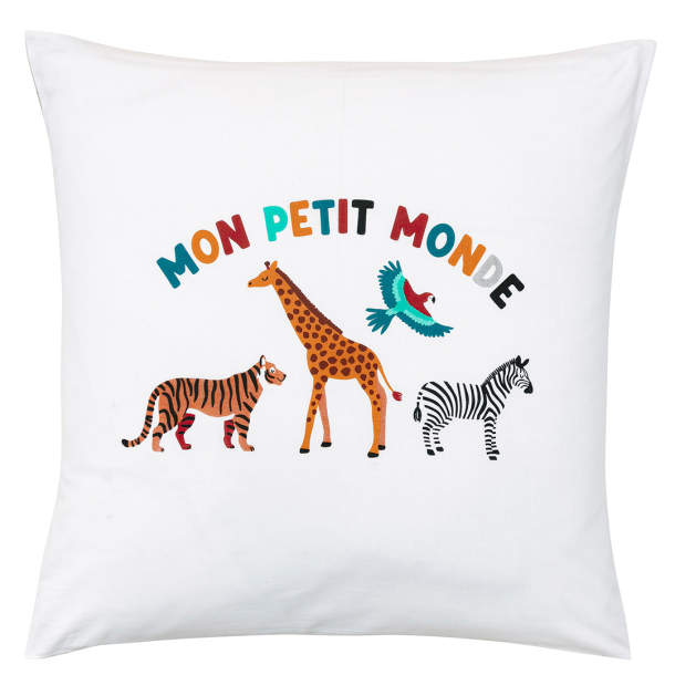 Taie d'oreiller Mon petit monde