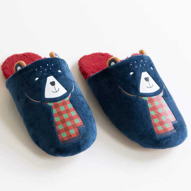 Chaussons homme Noël en Laponie