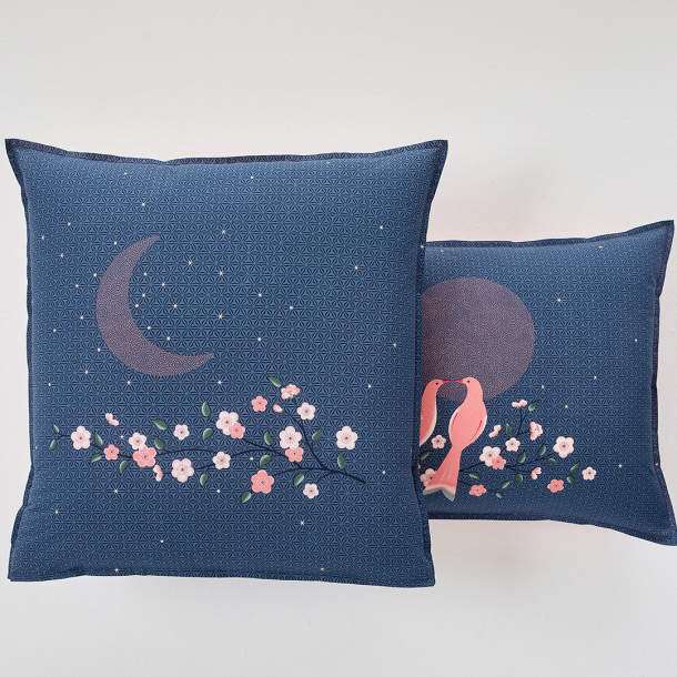Taie d'oreiller Nuit japonaise