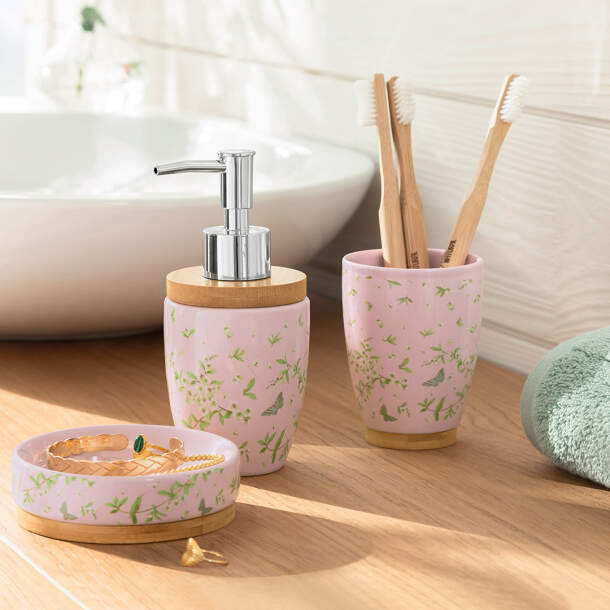 Set salle de bain Papillons & colibris