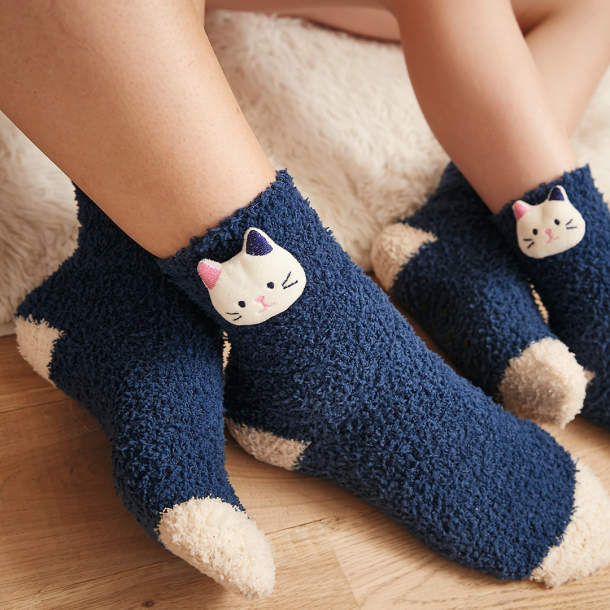 Chaussettes adulte Pattes de velours