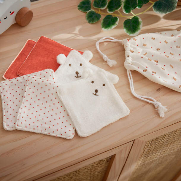 Lot 6 lingettes Petit ours Petit ours