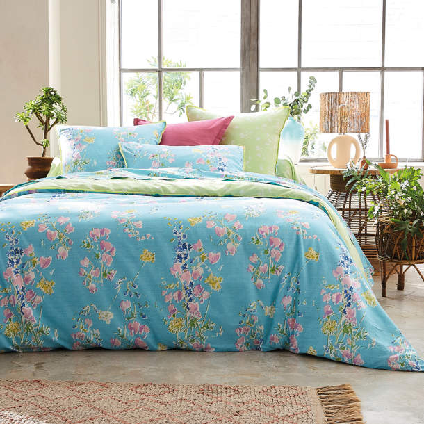 Housse de couette Pois de senteur en folie