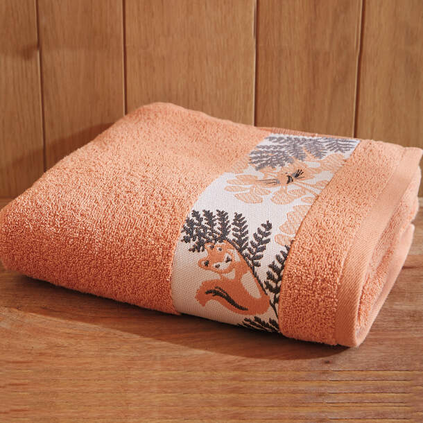 Serviette de bain Rencontre en forêt