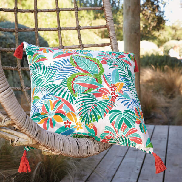 Housse de coussin et coussin Rêve d'ailleurs