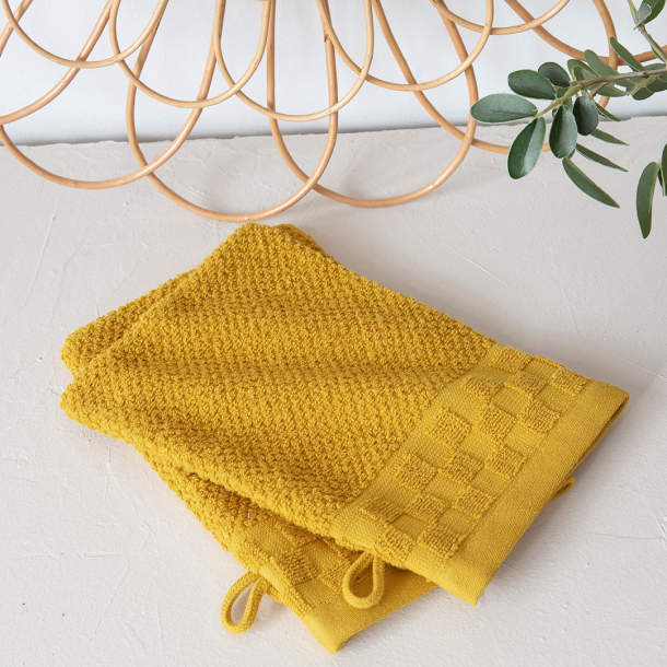 2 Gants de toilette Rizière ensoleillée