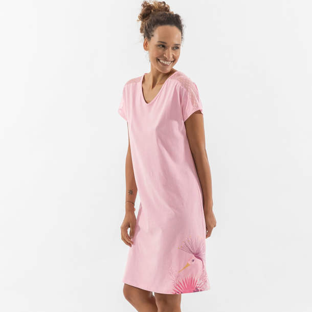 Chemise de nuit Rose paradis