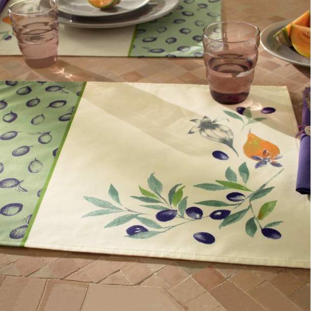 2 sets de table Saveur du sud
