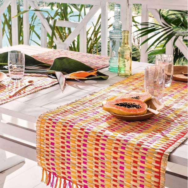 Chemin de table Saveurs créoles