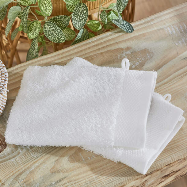 2 Gants de toilette Sensation