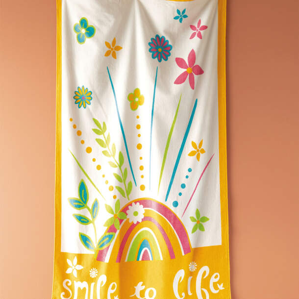 Drap de bain Smile at life