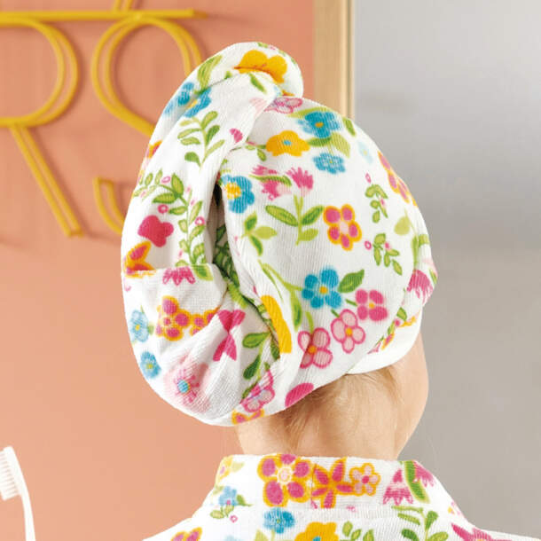 Serviette cheveux Smile at life
