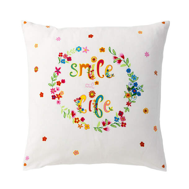 Taie d'oreiller Smile at life