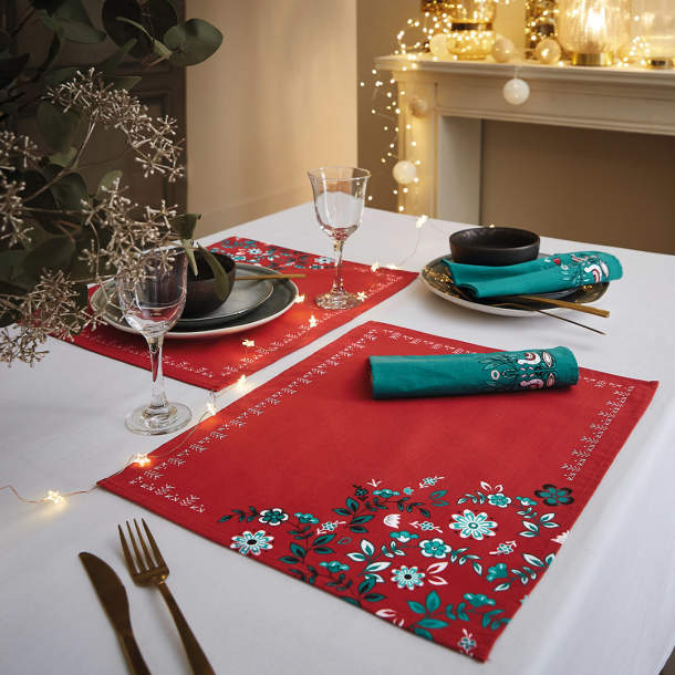 6 sets de table Soirée bohème