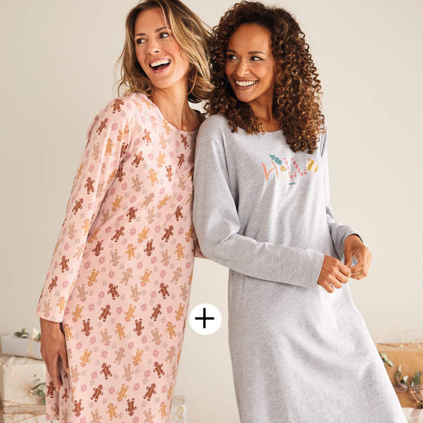 2 maxi t-shirts Sommeil poudré