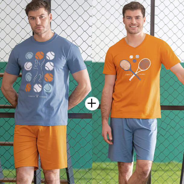 2 pyjamas Style tennis