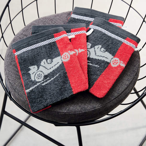 2 Gants de toilette Sur le podium