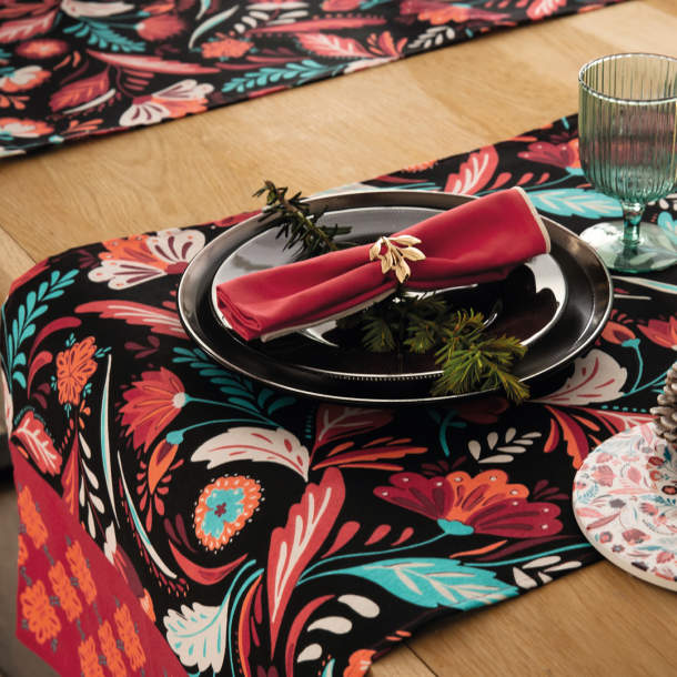 Chemin de table Sur un air de polka